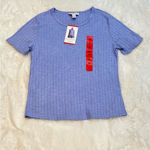 Vintage America Ladies' Slub Ribbed Tees - Picture 10 of 10